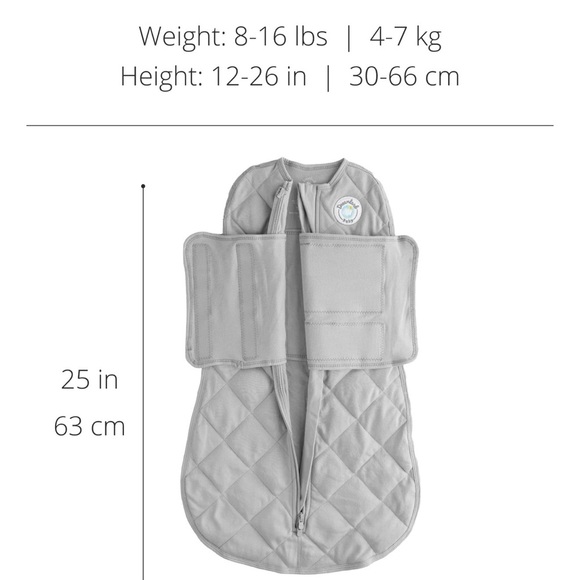 Dreamland Baby Weighted Sleep Swaddle Leaf Print - Picture 10 of 11